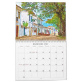 Calendrier Impressions D'Aquarelle En Italie (Feb 2027)