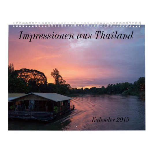Calendrier Impressions de Thaïlande (Protection)