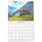 Calendrier Impressions naturelles colorées Peintures aquarell (Mar 2027)