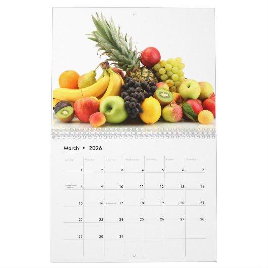 Calendrier imprimé (Mar 2026)