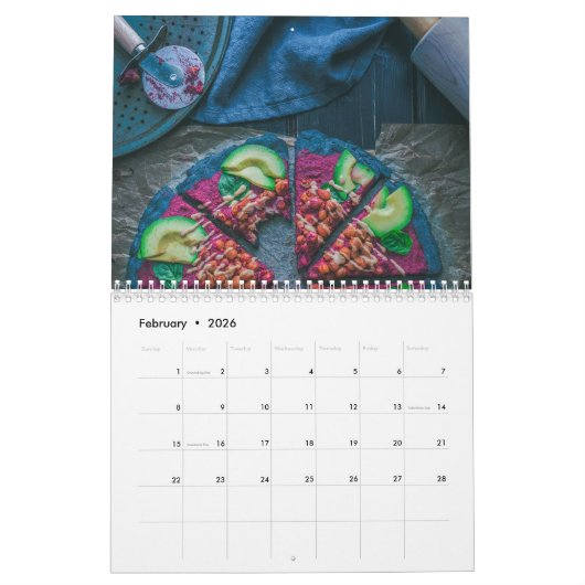 Calendrier imprimé (Feb 2026)