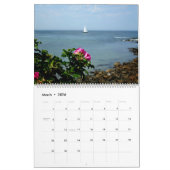 Calendrier imprimé par coutume (Mar 2026)