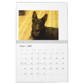 Calendrier imprimé par coutume (Mar 2027)