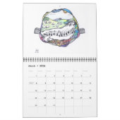 Calendrier imprimé par coutume (Mar 2026)