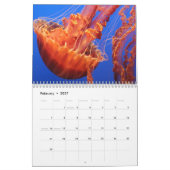 Calendrier imprimé par coutume 2019 de méduses (Feb 2027)