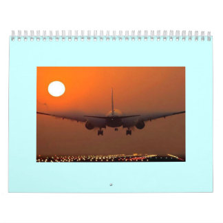 Calendrier imprimé par coutume d'AVION