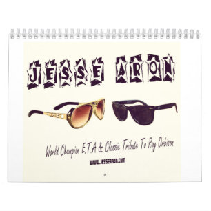 Calendrier imprimé par coutume de Jesse Aron