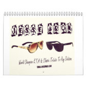 Calendrier imprimé par coutume de Jesse Aron (Protection)