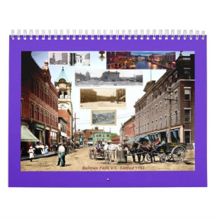 calendrier imprimé par coutume d'histoire de