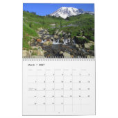 Calendrier imprimé par coutume "montagnes de (Mar 2027)