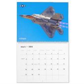 Calendrier IN THRUST WE TRUST! - US Military Combat Aircraft (Mar 2026)
