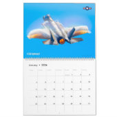 Calendrier IN THRUST WE TRUST! - US Military Combat Aircraft (Jan 2026)