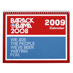 Calendrier Inauguration de PRÉSIDENT OBAMA commémorative