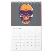 Calendrier Incroyable Zombie Apocalypse Awesome Crâne (Jan 2027)