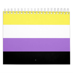 Calendrier Indicateur de fierté non binaire