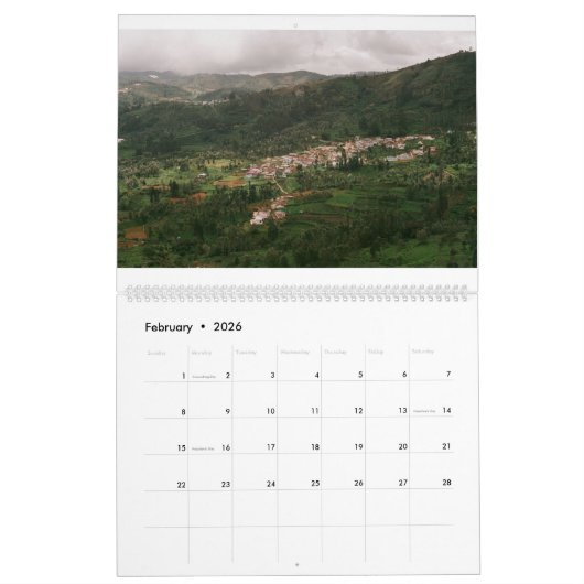 Calendrier indien d'année (Feb 2026)