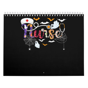 Calendrier Infirmière Costume Halloween cadeau avec araignée 