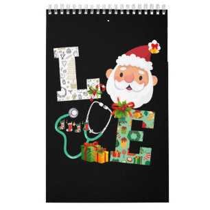Calendrier Infirmière Stethoscope Noël Ornements Décor Cadeau