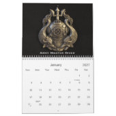Calendrier Insignes des forces armées des USA (Jan 2027)
