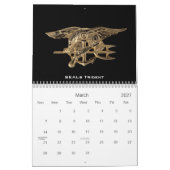 Calendrier Insignes des forces armées des USA (Mar 2027)