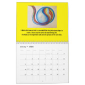 Calendrier inspirant Art de la vie (Jan 2026)