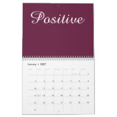 Calendrier inspirant glamour (Jan 2027)