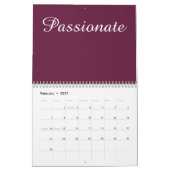 Calendrier inspirant glamour (Feb 2027)