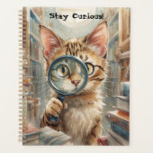 calendrier inspirant pour chat cahier planner (Devant)