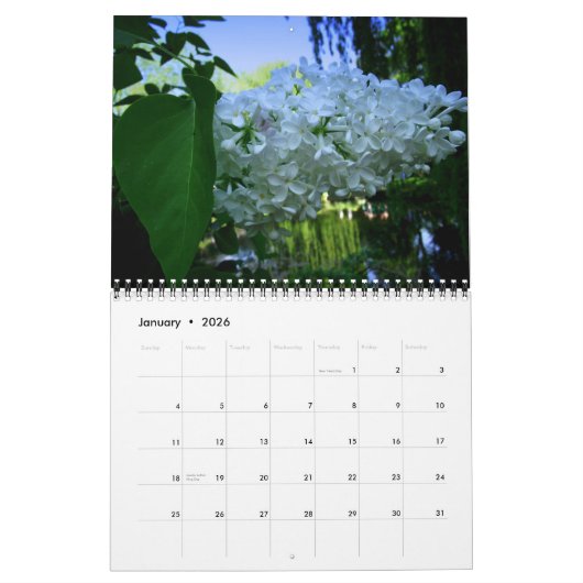 Calendrier Inspiration : Giverny, domicile de Claude Monnet (Jan 2026)