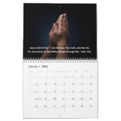 Calendrier Inspirational Christian Family Name 2026 (Jan 2026)