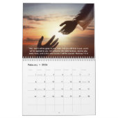Calendrier Inspirational Christian Family Name 2026 (Feb 2026)