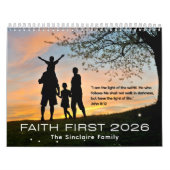 Calendrier Inspirational Christian Family Name 2026 (Protection)