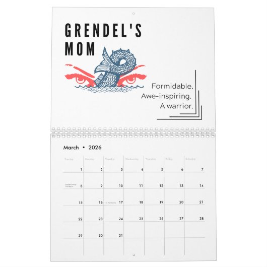 Calendrier Inspirational Figures 2023 Monthly Wall Calendar (Mar 2026)