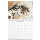 Calendrier Inspirational Majestic Horses par BiHrLe Calendar (Feb 2026)