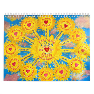 Calendrier Inspirationnel 2024 de l'oeuvre origina