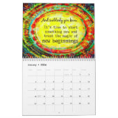 Calendrier Inspirationnel Inspiritisme gai Motivationnel (Jan 2026)