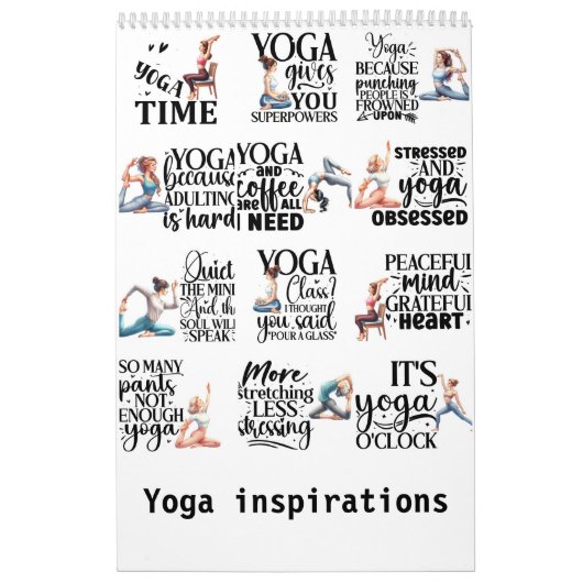 Calendrier Inspirations du yoga (Protection)