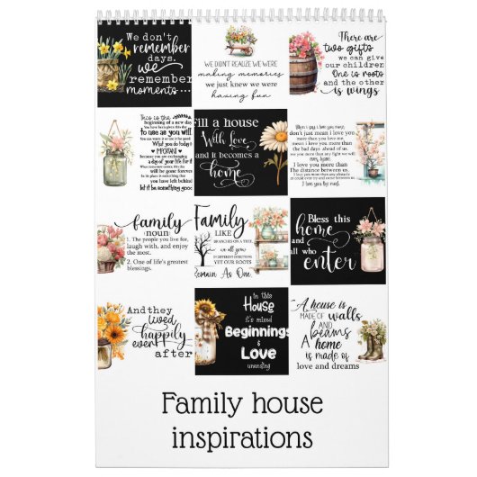 Calendrier Inspirations Family House (Protection)