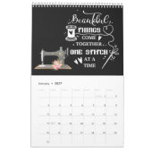 Calendrier Inspirations Seamstress (Jan 2027)