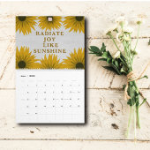 Calendrier Inspire & Bloom 2025 Botanique|Citations Motivatio