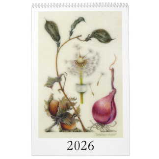 Calendrier inspiré de Hoefnagel 2026 - D. Walser-K