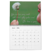 Calendrier inspiré de vers de bible d'art (Mar 2026)