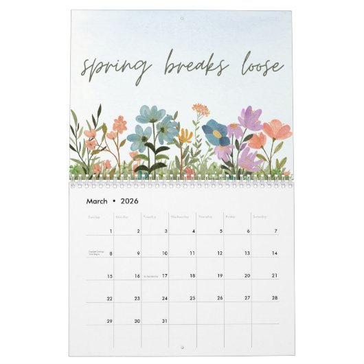 Calendrier inspiré par Taylor (Mar 2026)