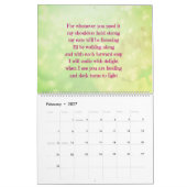 Calendrier Intentions inspirées pour la guérison (Feb 2027)