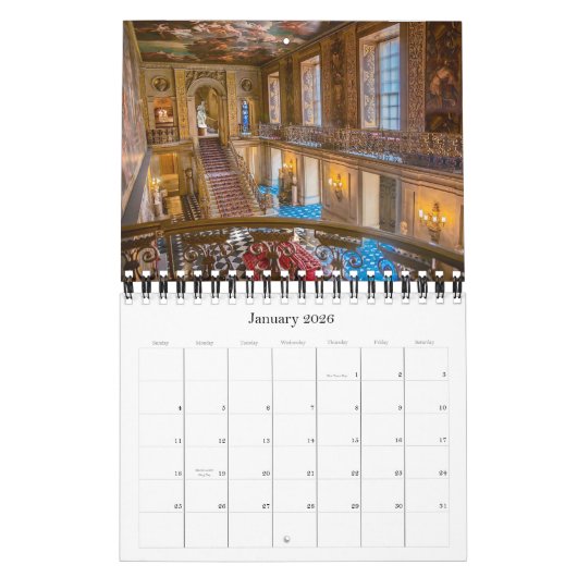 Calendrier intérieur "Pemberley" 2022 (Jan 2026)
