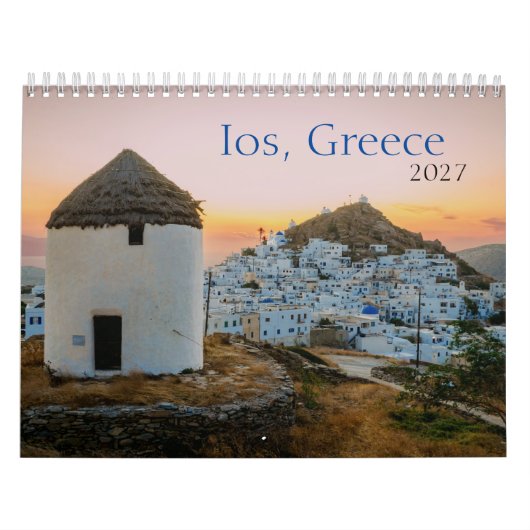 Calendrier Ios île grecque 2026 (Protection)