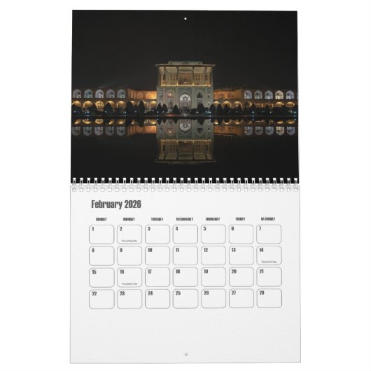 Calendrier Iran (Feb 2026)
