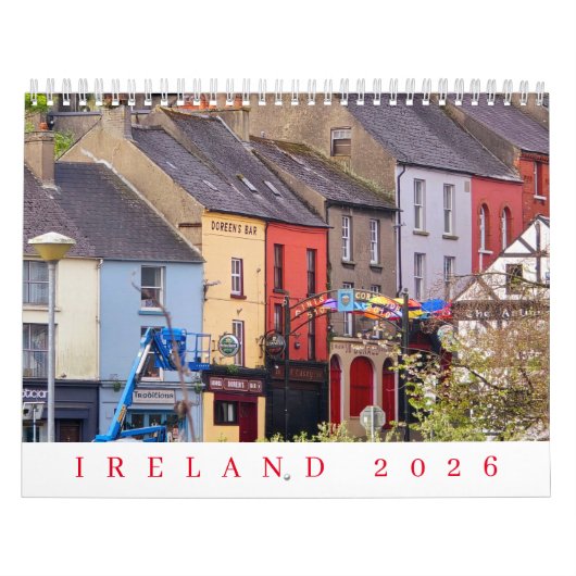 Calendrier Ireland 2026 calendar (Protection)