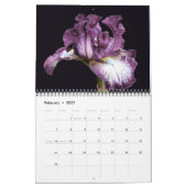 Calendrier Iris Flower Photography  (Feb 2027)