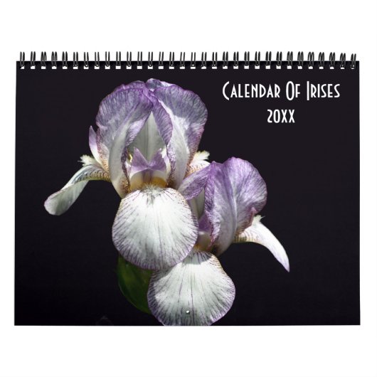 Calendrier Iris Flower Photography  (Protection)